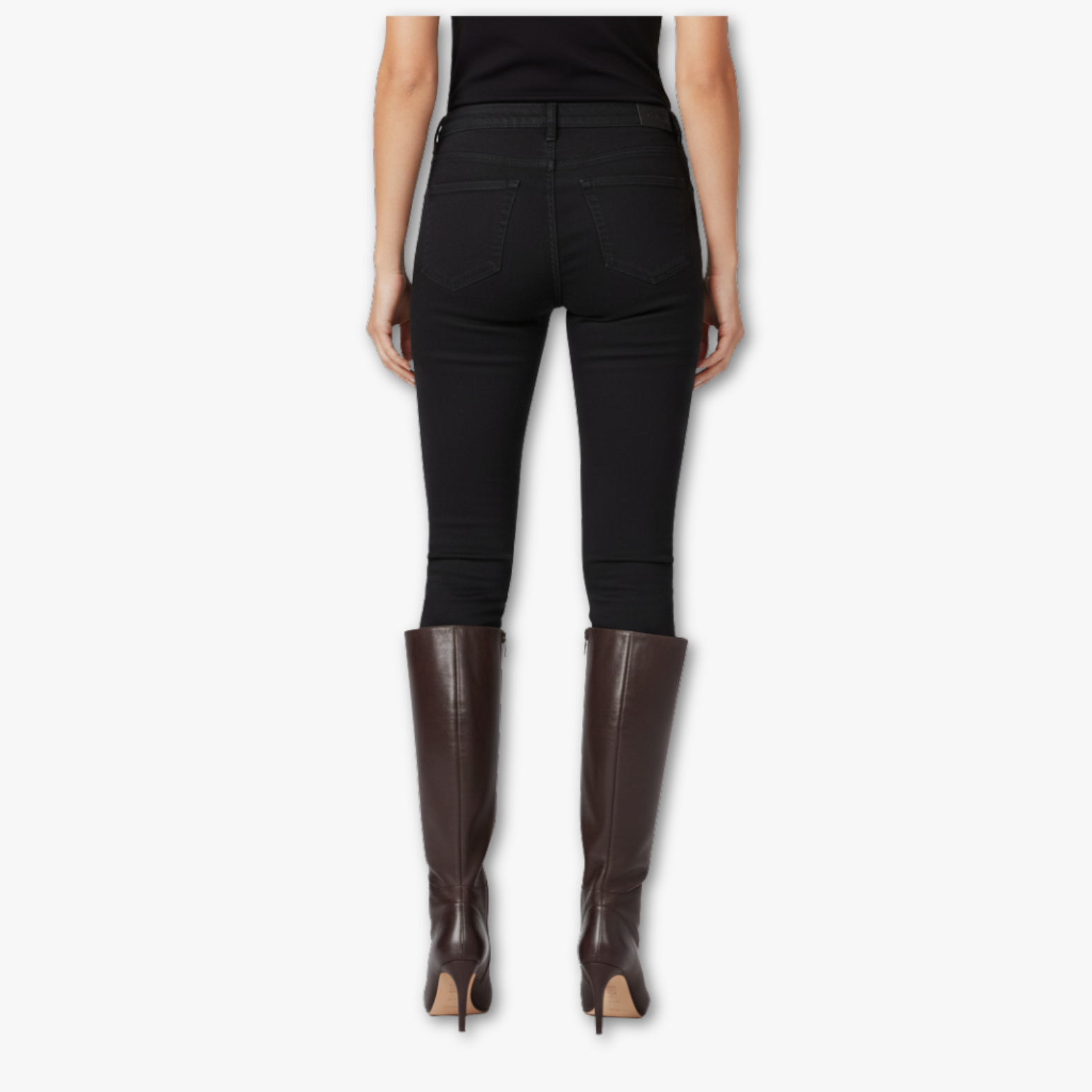 Pointed Toe Block Ankle Boots with Side Zipper